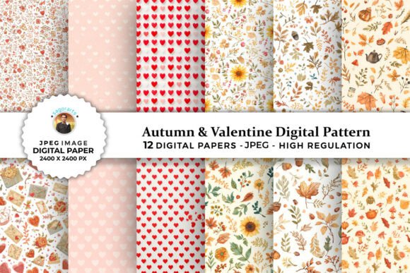 Autumn Valentine Digital Patterns: Streamlining Your Creative Workflow