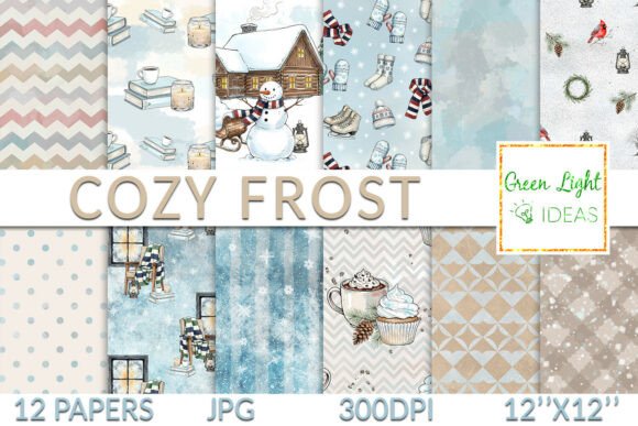 Embracing the Chill: A Guide to Watercolor Cozy Winter Seamless Patterns