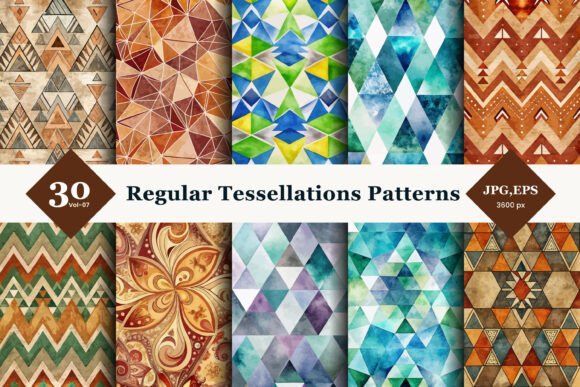 Mastering Geometric Harmony: A Deep Dive into Regular Tessellations Seamless Patterns 07