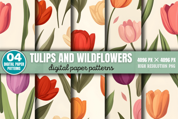 The Strategic Value of Spring Flowers and Leaves Patterns 1 in Contemporary Digital Design