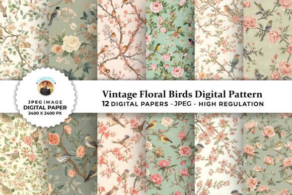 Unlocking Creativity: The Ultimate Guide to Vintage Floral Birds Digital Patterns for Modern Crafting